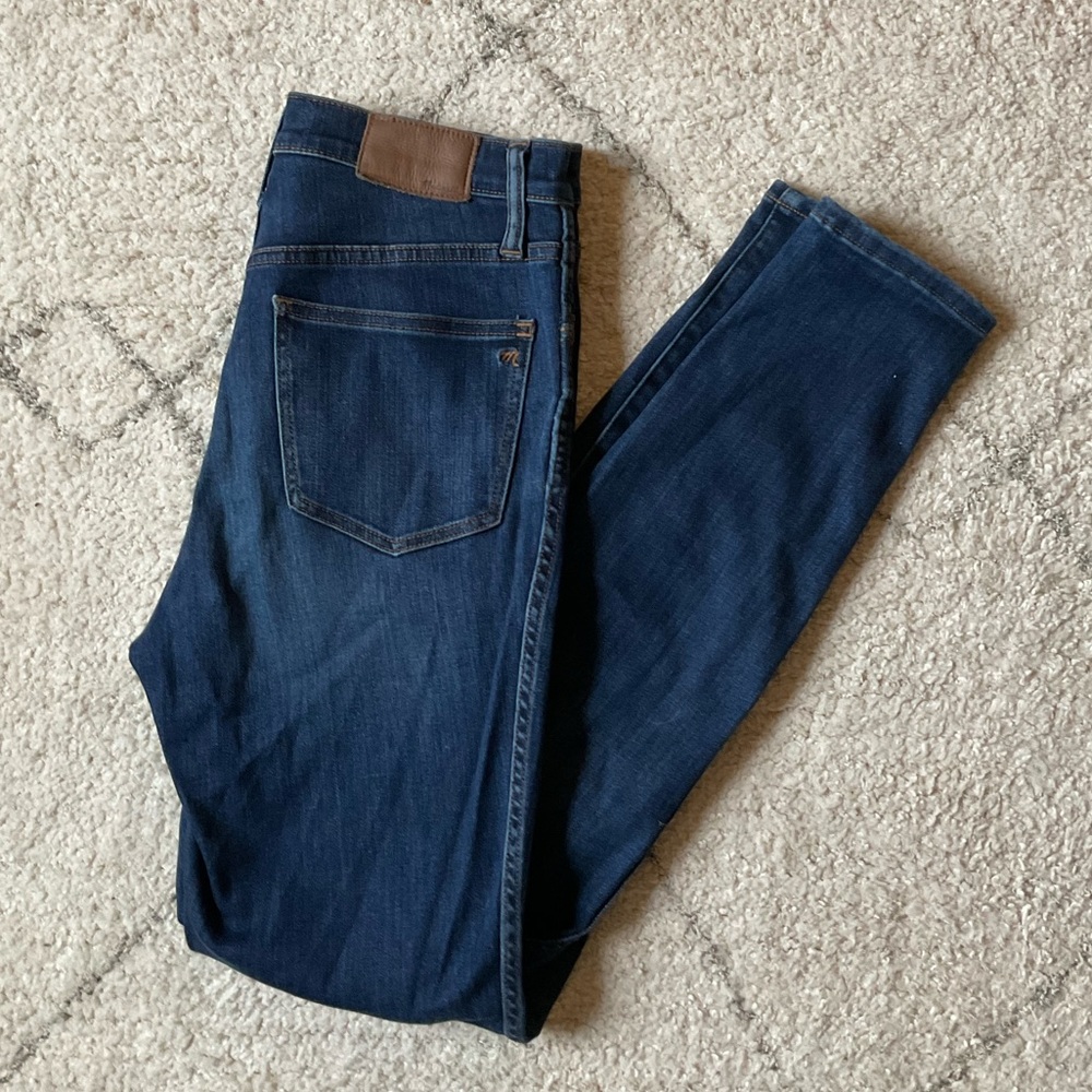 Madewell 10” High Rise Skinny Jeans in Danny Wash — Tencel Edition